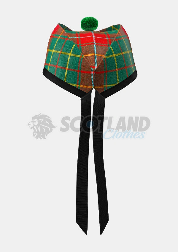 Burnett Ancient Tartan Glengarry Hats Back