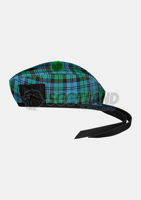 Campbell Ancient Tartan Glengarry Hats Side