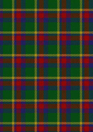 Creek Indian Nation Tartan Fabric