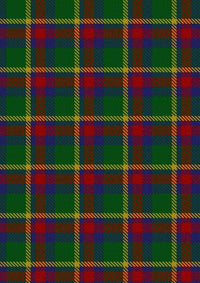 Creek Indian Nation Tartan Fabric