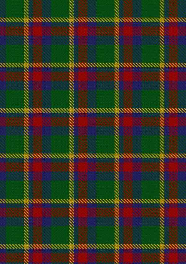 Creek Indian Nation Tartan Fabric