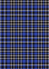 Cummins Royal Blue Tartan Fabric