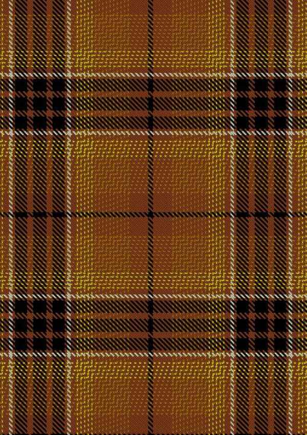  Digital Gold Tartan Fabric