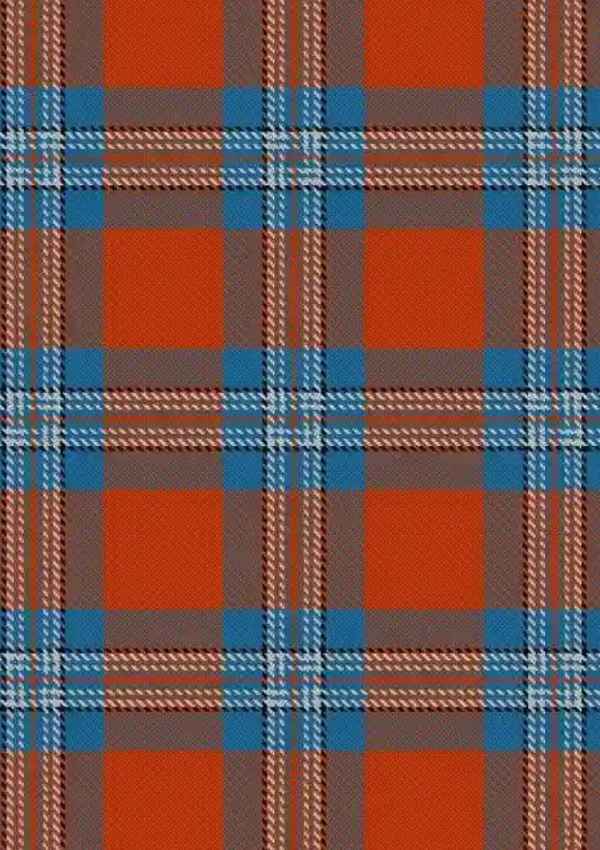 Irn Bru Tartan Fabric