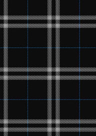 London Fog Black Tartan Fabric