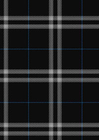 London Fog Black Tartan Fabric