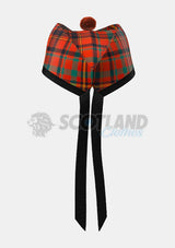 Macleod Red River Ancient Tartan Glengarry Hats Back