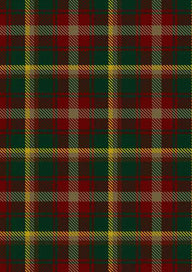 Maple Leaf Tartan Fabric