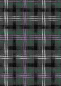  Midnight Thistle Tartan Fabric