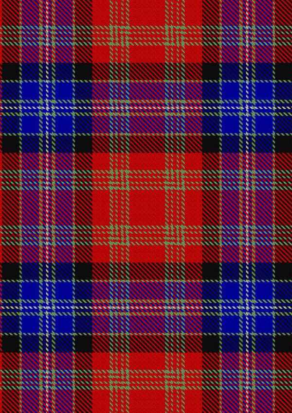 Moir Tartan Fabric