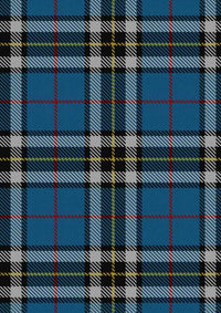  Thomson Dress Blue Tartan Fabric